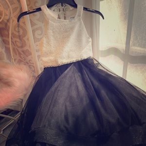 Speechless black/white formal kids dress. 7